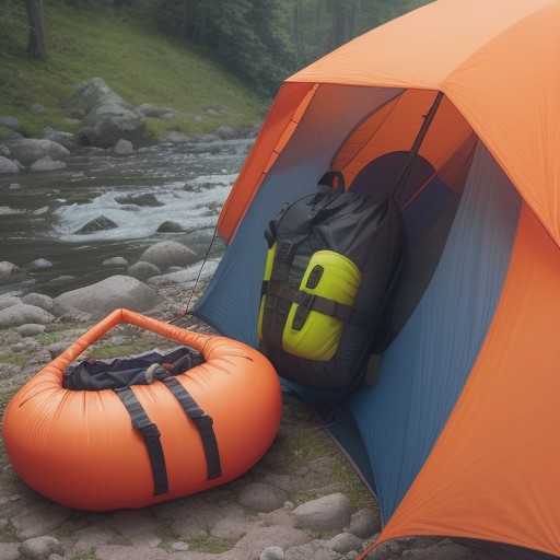 【ライフジャケット】夏の川の流れに備える浮力 | 安全装備の選び方 をイメージした 夏、川 の写真