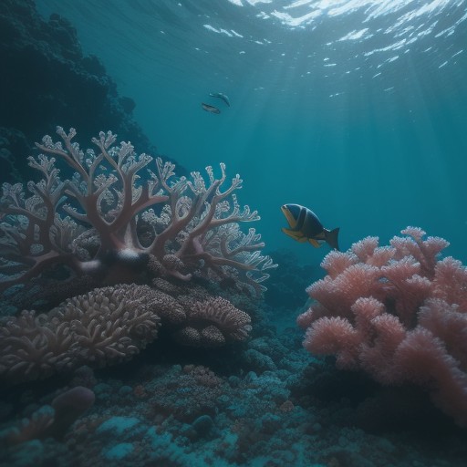 【水中カメラ】海に潜って魚を撮影する | 水中の光と泳ぐ魚たち をイメージした自然風景の写真