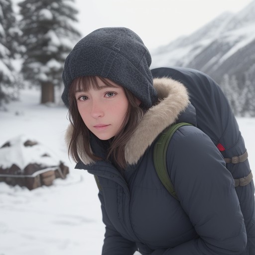 【防寒ウェア】冬の登山で体温を保つ | 保温性を高める重ね着の方法 をイメージした 冬、山 の写真