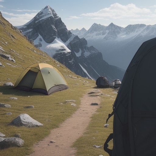 【バックパック旅行】山道を歩き街を巡る | 荷物を減らす持ち物リスト をイメージした 夏、山 の写真