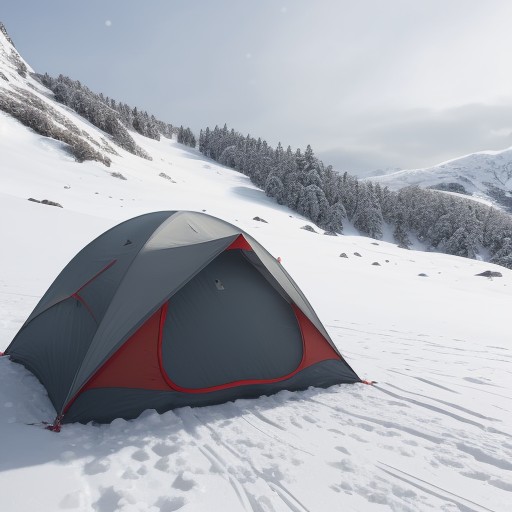 【スキー】雪山の斜面を滑り降りていく | 自然と一体になる冬の体験 をイメージした 冬、雪景色、山、雪景色、雪景色 の写真