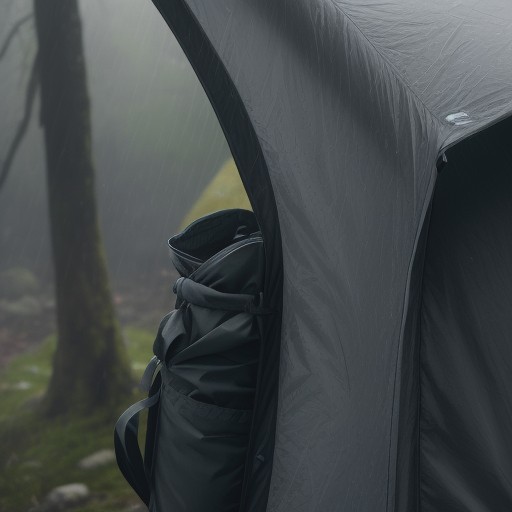 【登山用パンツ】雨の山道を歩く | 防水性能と足さばきのバランス をイメージした ハイキング、ハイキング の写真