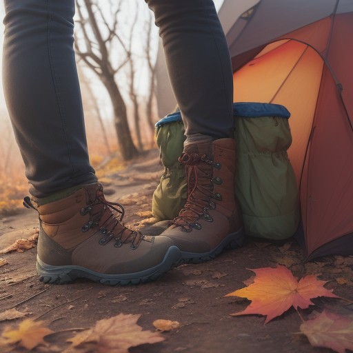 【登山用品】安全を優先した装備選び | 紅葉の山へ向かうための準備リスト をイメージした 秋、秋、ハイキング、登山道 の写真