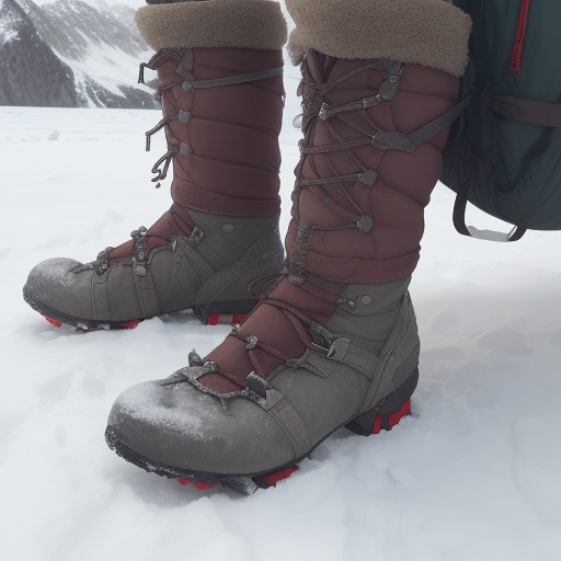 【アイゼン】装着の手順と方法 | 冬の登山で安全を確保するポイント をイメージした 冬、雪景色、山 の写真