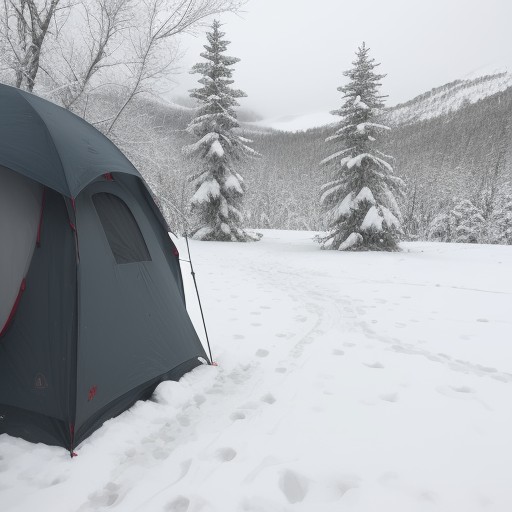 【冬山準備】気温低下への備え | 雪の天候予報と行程の見直し方 をイメージした 冬、雪景色 の写真