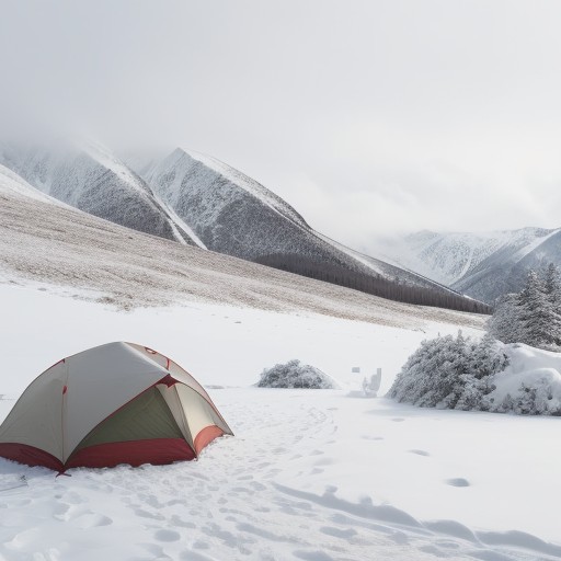【山の天気予報】冬の山岳ルートの計画を立てる | 積雪状況と風速を確認する をイメージした 冬、雪景色、山 の写真