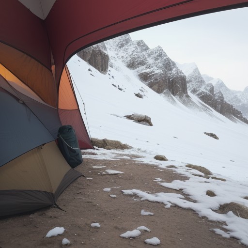 【天候チェック】晴れの日の登山準備 | 温暖化に伴う気温上昇への備え をイメージした 雪景色、ハイキング の写真