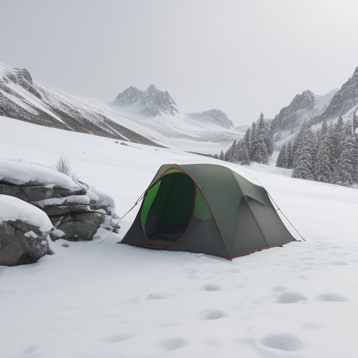 【防寒ウェア】冬の登山で体温を維持する | 保温性を高める服装の組み合わせ をイメージした 冬、山 の写真