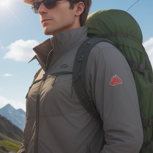【UVカットシャツ】春夏の登山や釣りで | 日差しを遮り汗を逃がすウェア をイメージした 春、夏、山 の写真