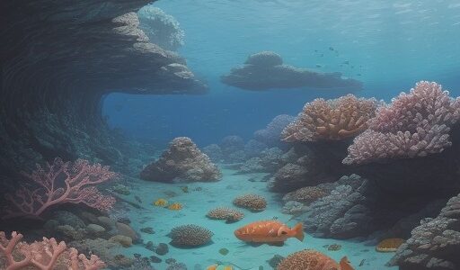 【海水魚】サンゴ礁の岩場に集まる姿 | 生存をかけた餌の取り合い