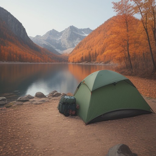 【バックパック】荷物の整理術 | 秋の登山道で役立つ詰め方 をイメージした 広角の風景、ハイキング、秋 の写真
