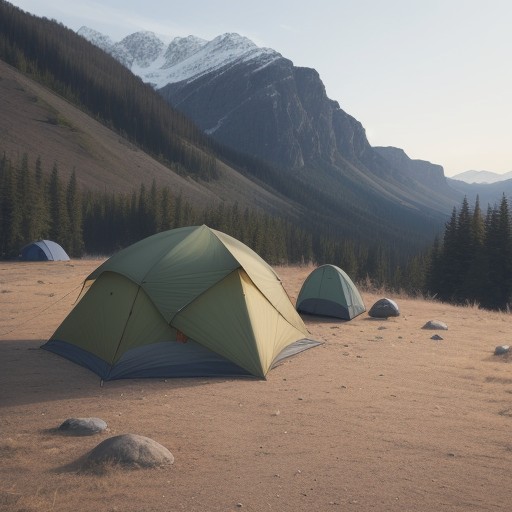 【キャンプ道具】湿気を避ける保存の手順 | 季節ごとのリスクへの備え をイメージした 広角の風景 の写真