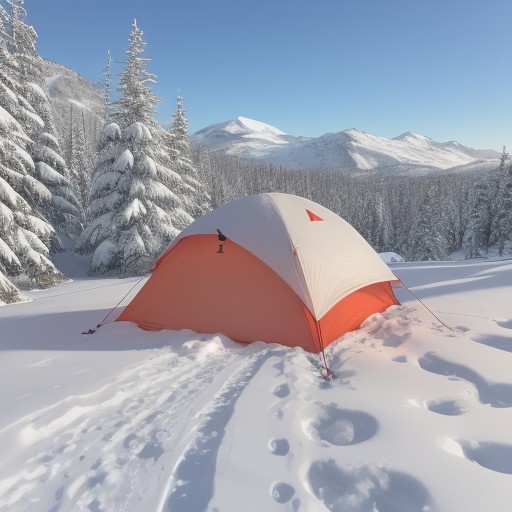 【安全装備】足元の怪我を防ぐための保護具 | 冬の雪道を歩く時の備え をイメージした 広角の風景、冬、雪景色 の写真