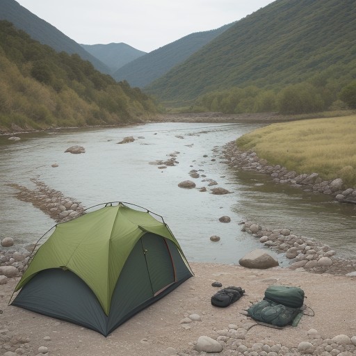 【川用釣り具】流れに合わせた浮きの選び方 | 川辺の景色と釣りの時間 をイメージした 広角の風景、川、川、川 の写真