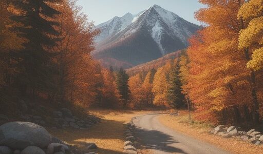 【地図とコンパス】東の方位を確認する | 紅葉の季節に山道を歩く