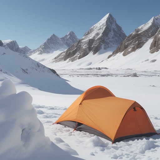 【登山用具】冬山の安全を確保する装備 | 雪山での備えと持ち物リスト をイメージした 広角の風景、山、山、冬、山、雪景色 の写真