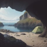 【海の危険区域】生物多様性を守る場所 | 魚や貝が集まる海底の様子 をイメージした 広角の風景 の写真