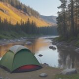【川遊び】持ち物と事前準備のポイント | 夏の水辺で過ごす際の安全対策 をイメージした 広角の風景、川、夏 の写真
