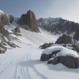 【山岳入門】初心者が揃えたい装備品 | 登山道の岩場や急斜面での安全対策 をイメージした 広角の風景、山 の写真