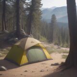【保護マスク】登山の砂埃から喉を守る | 安全装備の選び方と活用法 をイメージした 広角の風景、ハイキング の写真