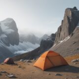 【登山用具】技術の向上で変わる装備 | 秋の山歩きの準備を整える をイメージした 広角の風景、山、ハイキング、秋 の写真