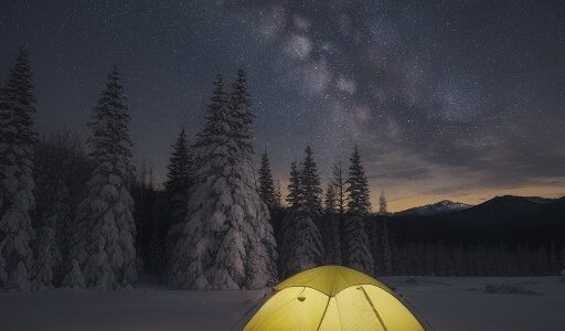 【キャンプ場】焚き火ができる場所の選び方 | 冬の夜空の下で過ごす時間
