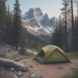 【登山】夏の山道を歩く | 緑の中を進むルートの記録と装備の準備 をイメージした 広角の風景、ハイキング、山、登山道、夏 の写真