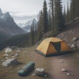【救命具】登山の緊急時に備える道具 | 安全を確保する持ち物 をイメージした 広角の風景、山、ハイキング の写真