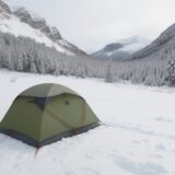 【防寒着】冬の登山での寒さ対策 | 体温を逃がさない服装の選び方 をイメージした 広角の風景、冬、山、冬 の写真