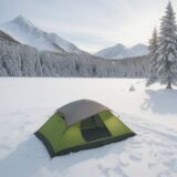 【保温着】冬の登山で体温を維持する | 体を温めて寒さをしのぐ選び方 をイメージした 広角の風景、山、冬 の写真
