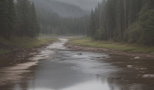 【河川水位】雨の日の釣りやキャンプ | 降水確率と増水の判断基準