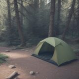 【ハイキング道具】森の中を歩く準備 | 足元の安全を確保する装備の選び方 をイメージした 広角の風景、ハイキング、森 の写真