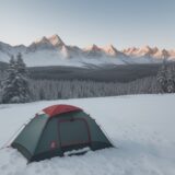 【山の天気予報】空の色の変化を観察する | 山行の計画と準備 をイメージした 広角の風景、山、ハイキング の写真