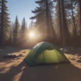 【登山】快晴の予報に合わせて出かける山登り | 日差しの温かさが届くコース をイメージした 広角の風景、ハイキング、登山道 の写真