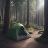 【クモイシ】住んでいる生き物の種類 | 森の生態系を歩いて観察する をイメージした 広角の風景、森 の写真