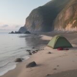 【海釣り】初心者が知っておきたい潮時 | 魚が集まる時間帯の選び方 をイメージした 広角の風景、山頂 の写真