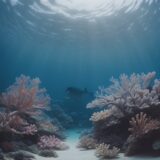 【海洋生物】サンゴ礁の海を泳ぐ魚たち | 沖縄で過ごした夏の観察記録 をイメージした 広角の風景、夏 の写真