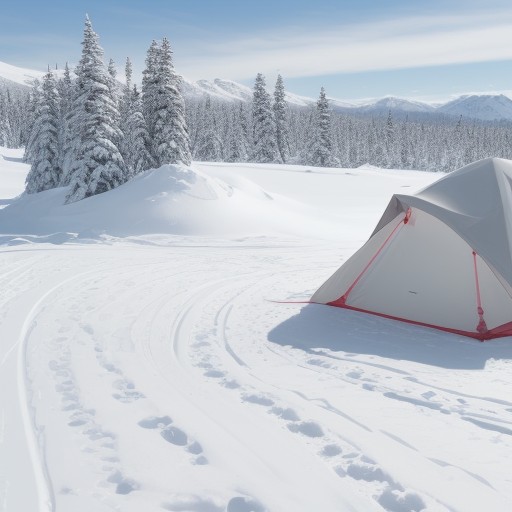 【雪山ガイド】冬のボードで向かう | 雪原を滑り降りるコース選び をイメージした 広角の風景、山、雪景色、冬、雪景色、雪景色 の写真