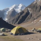 【地震対策】山の中で揺れを感じた時の行動 | 避難場所の選び方 をイメージした 広角の風景、山 の写真