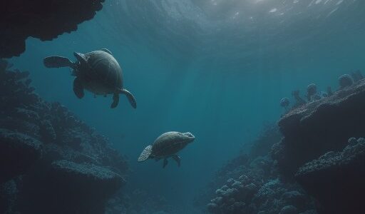 【カメ】水底まで潜行する様子を追う | 水中生活の記録をまとめる