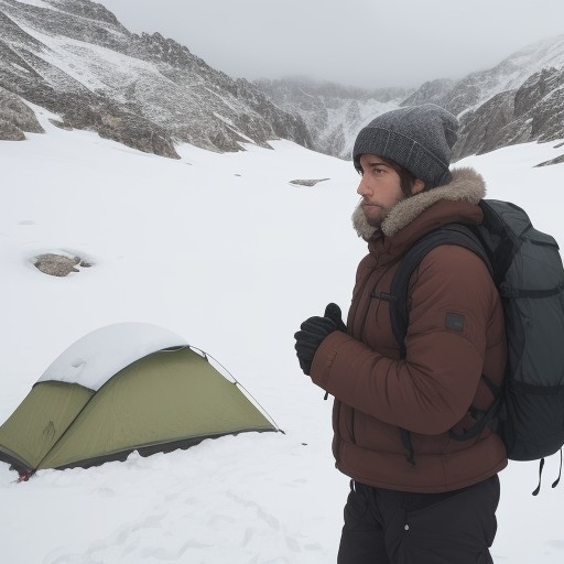 【登山装備】冬の山登りで体温を逃がさない方法 | 重ね着の組み合わせ方 をイメージした 冬、雪景色、山 の写真