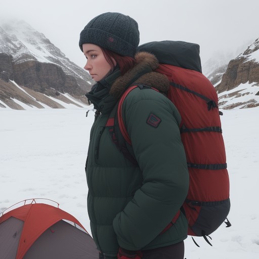 【気候変動】秋の山で見られる気温の変化 | 登山に向けて準備する服装 をイメージした 秋、冬、山 の写真