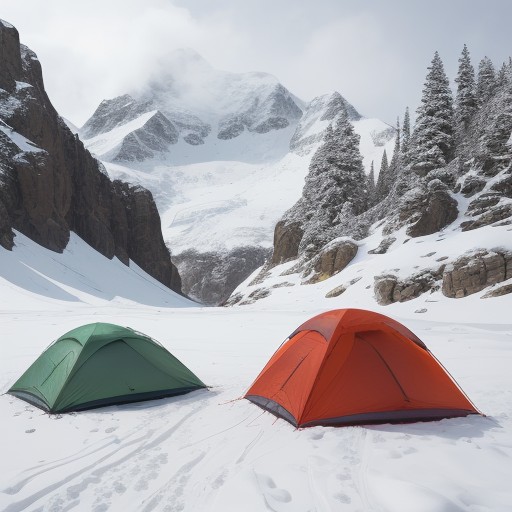 【安全装備】雪山の登山で怪我を防ぐ道具 | 体を守るための基本用品 をイメージした 冬、雪景色、山 の写真