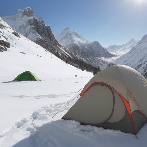 【登山時期】春の山歩きにおける気温の変化 | 服装選びと準備の目安 をイメージした 春、冬、雪景色、ハイキング の写真