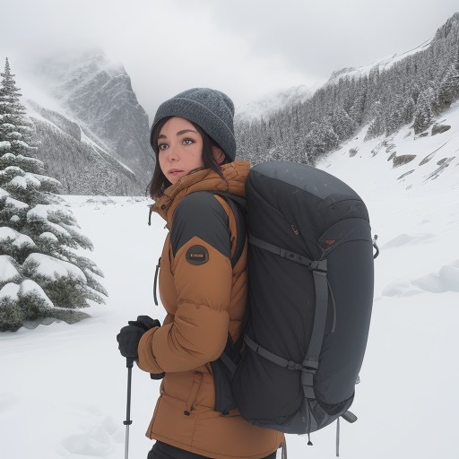 【登山用具】冬山の安全を確保する装備 | 雪山での備えと持ち物リスト をイメージした 冬、雪景色、山 の写真