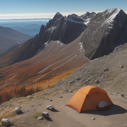 【登山】紅葉が見頃を迎えるベストシーズンの時期 | 山頂から見る景色とルート をイメージした 秋、秋、山 の写真