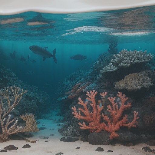 【海水温】上昇で増える熱帯の生物 | 沖縄の海で見つけた種類 をイメージした自然風景の写真
