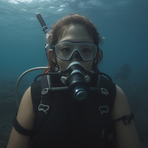 【スキューバダイビング】海での水中呼吸 | マスクの選び方と付け方 をイメージした自然風景の写真