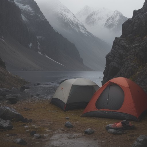 【雨対策】登山で傘を使う時の注意点 | 雨天時の装備と持ち物の選び方 をイメージした 山 の写真