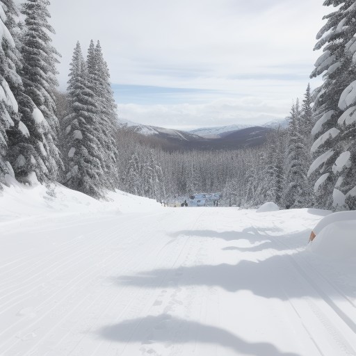 【スノーボード】スキー場のコース選び | 雪山の斜面を滑る時間 をイメージした 雪景色、冬、雪景色、雪景色 の写真